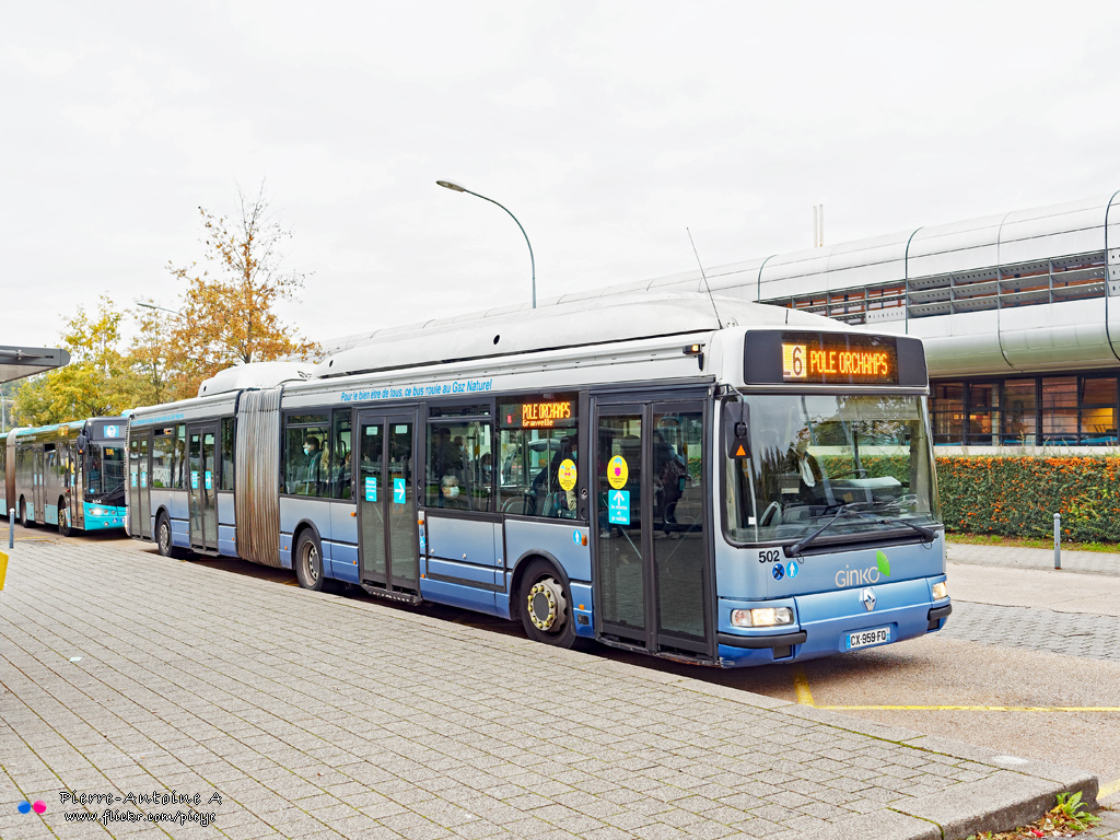 Besançon, Irisbus Agora L GNV # 502