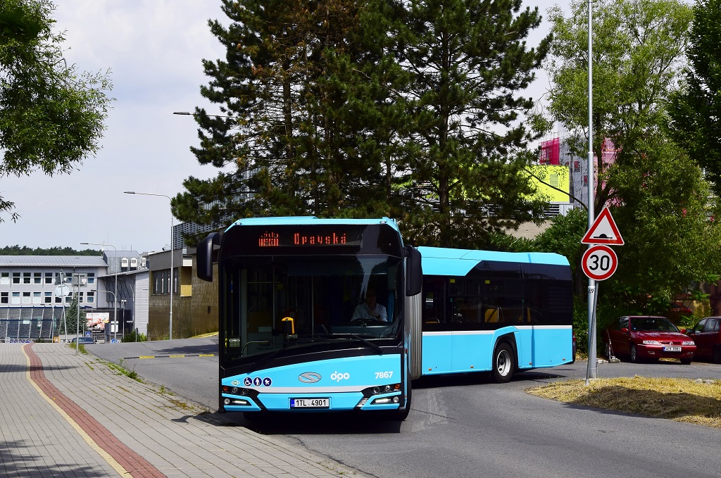 Ostrava, Solaris Urbino IV 18 CNG № 7867