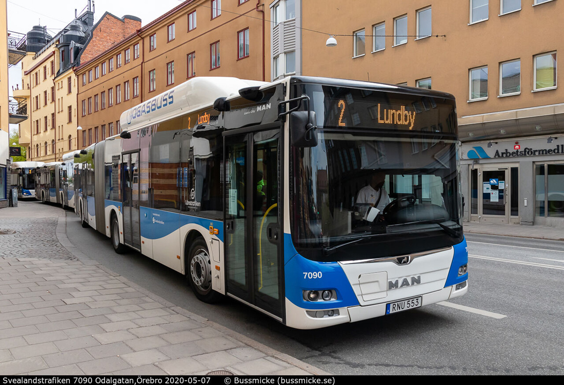 Örebro, MAN A23 Lion's City G NG313 CNG # 7090