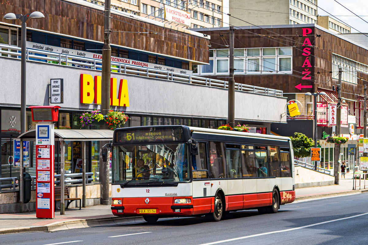 Ústí nad Labem, Karosa Citybus 12M.2070 (Renault) č. 12