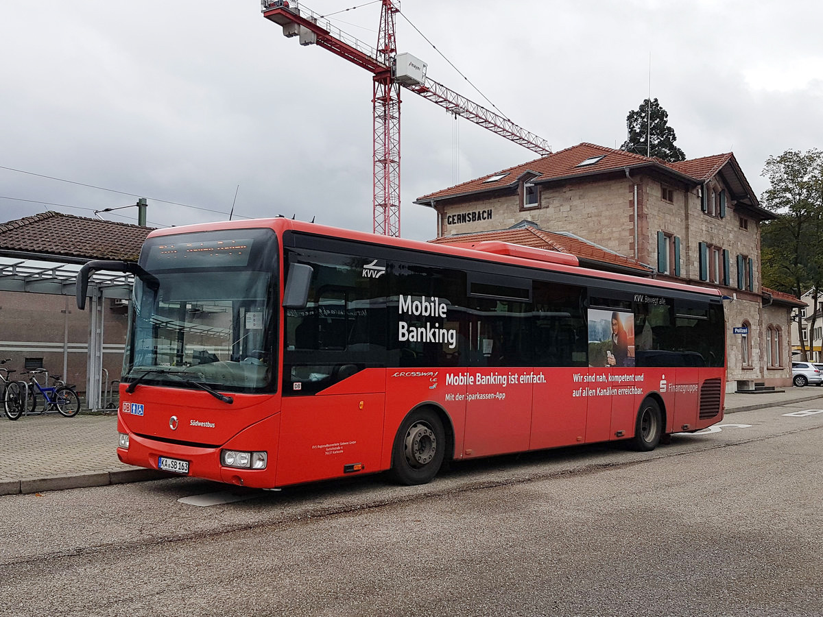 Karlsruhe, Irisbus Crossway LE 12M # KA-SB 163