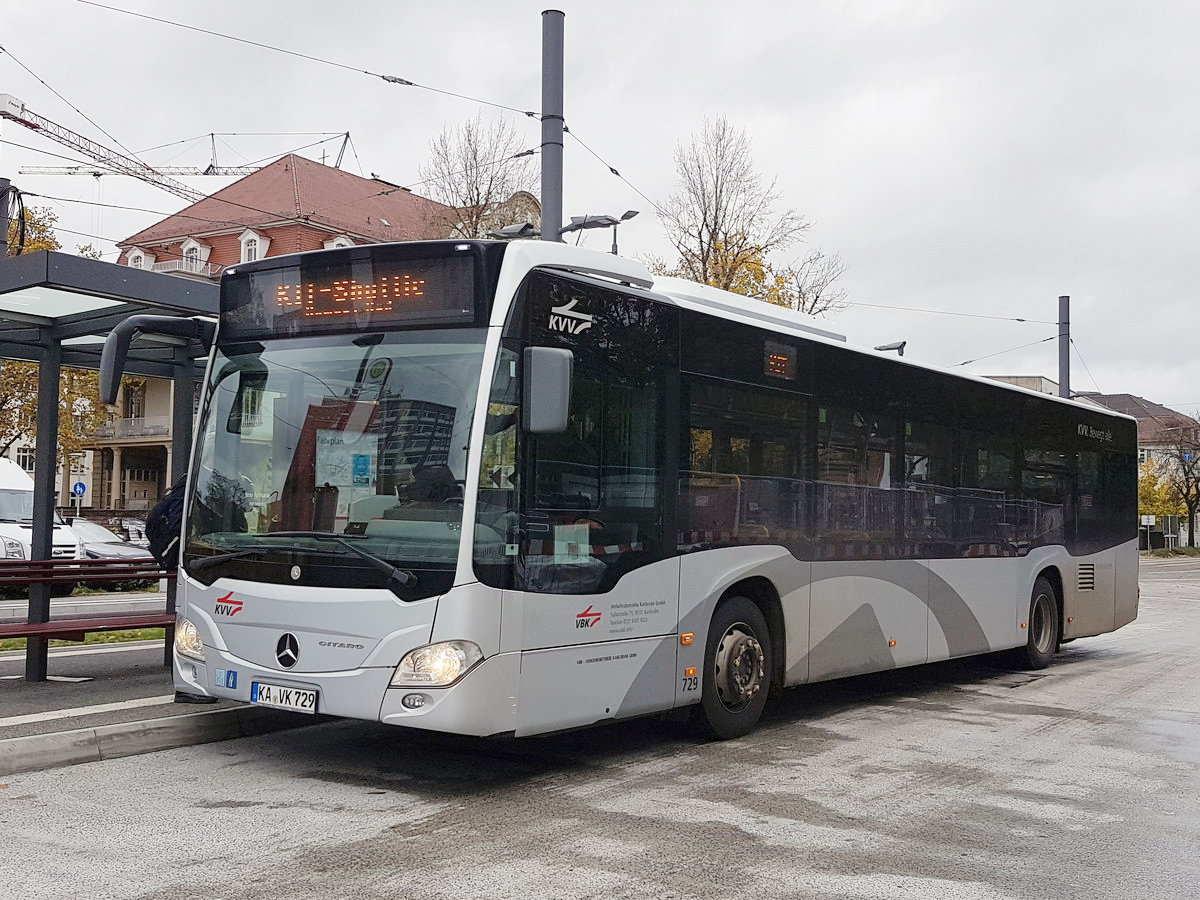 Karlsruhe, Mercedes-Benz Citaro C2 # 729