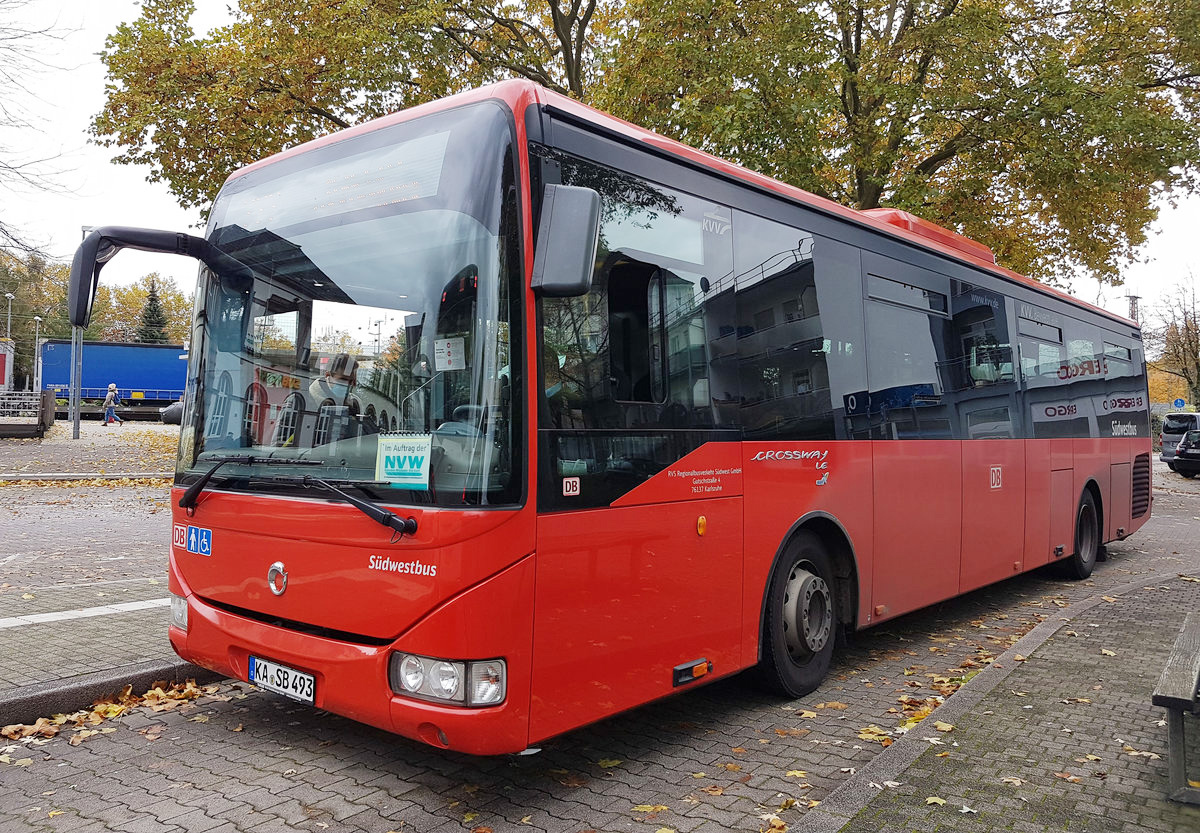 Karlsruhe, Irisbus Crossway LE 12M nr. KA-SB 493