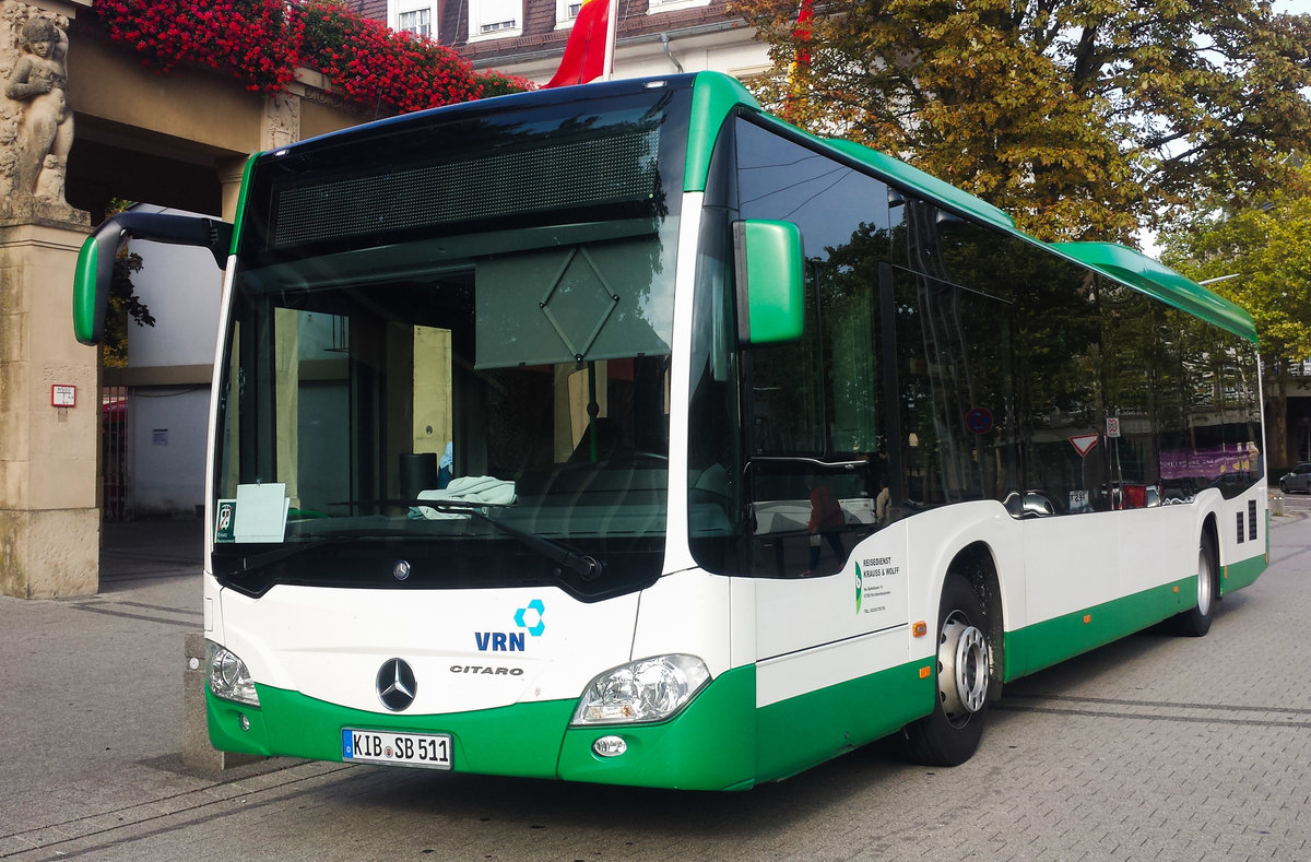 Karlsruhe, Mercedes-Benz Citaro C2 LE Ü # KIB-SB 511; Freiburg im Breisgau — SEV Rheintalbahn