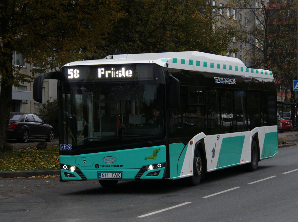 Tallinn, Solaris Urbino IV 12 CNG č. 3511