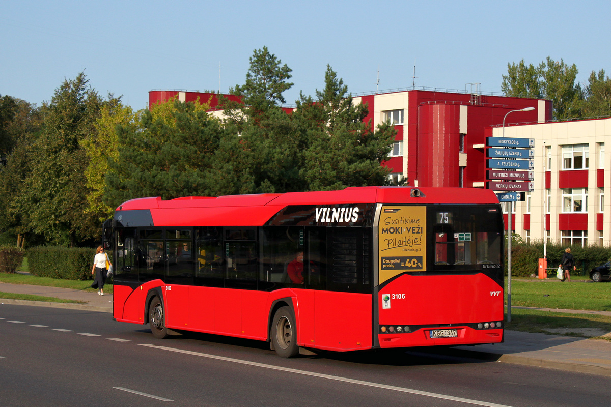 Вильнюс, Solaris Urbino IV 12 № 3106