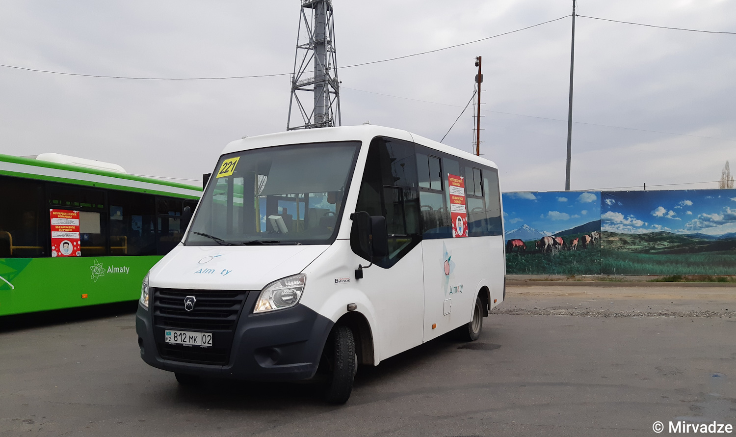 Almaty, ГАЗ-A64R42 Next № 812 MK 02