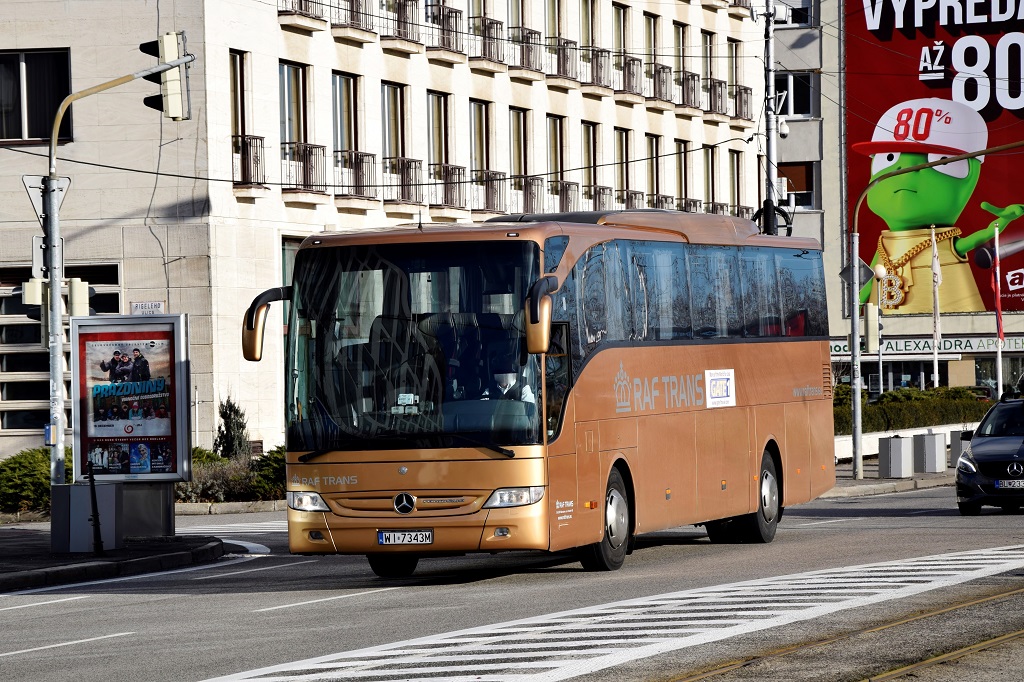 Warsaw, Mercedes-Benz Tourismo 15RHD-II № WI 7343M