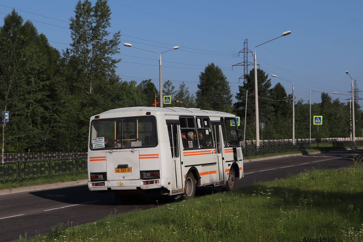 Żeleznogorsk (Kraj Krasnojarski), PAZ-32054 (40, K0, H0, L0) # АЕ 355 24
