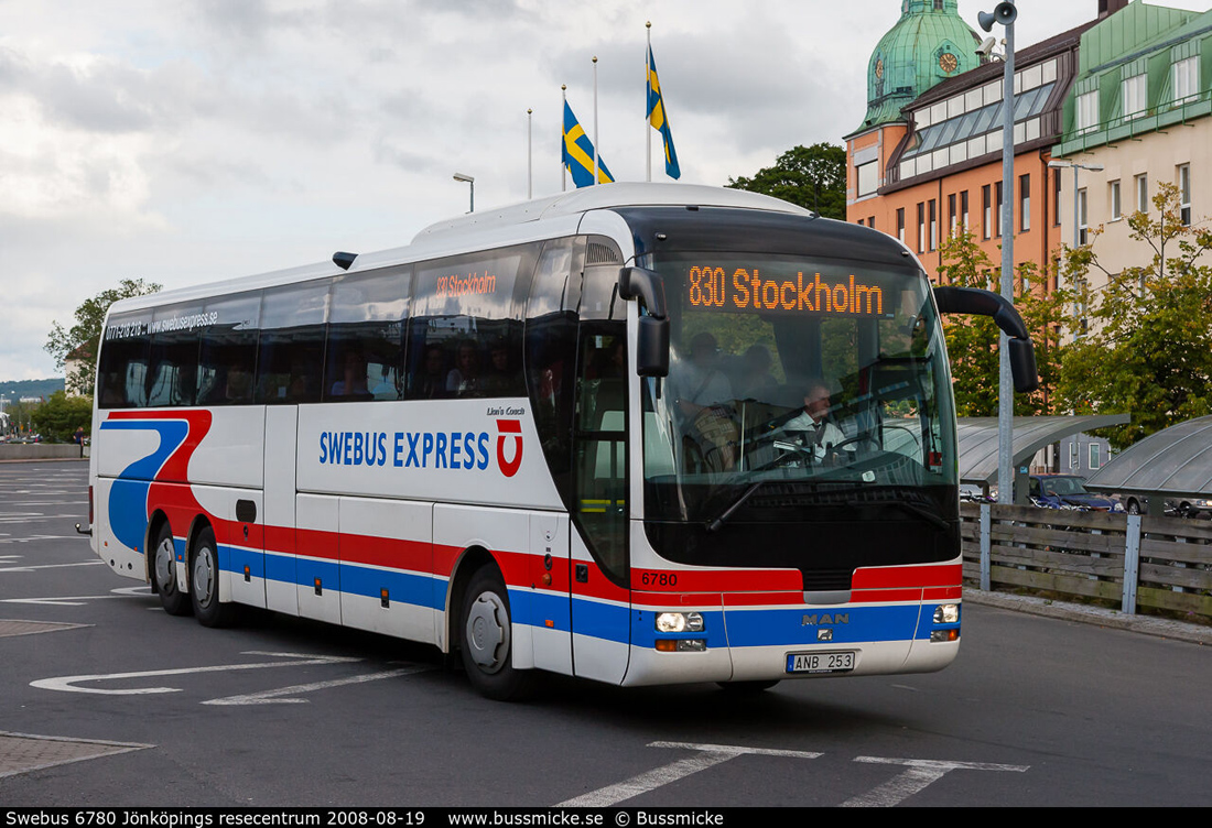 Göteborg, MAN R08 Lion's Coach L RHC444 # 6780