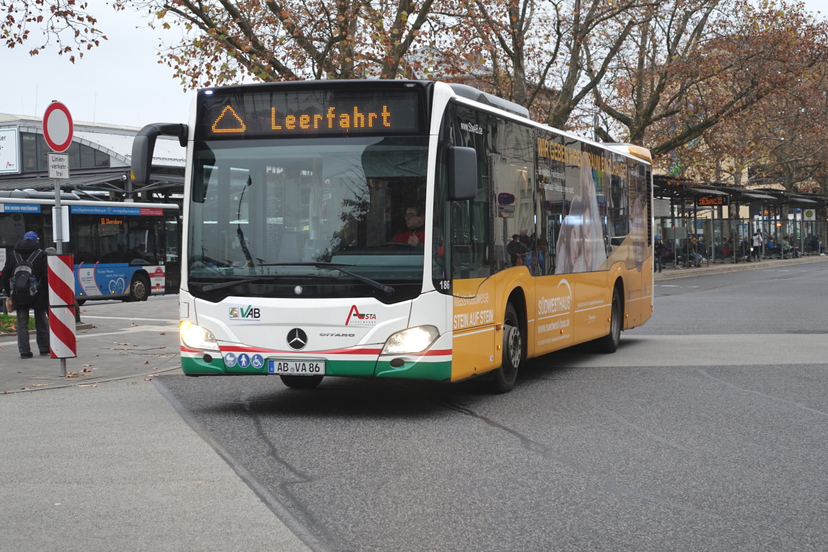 Aschaffenburg, Mercedes-Benz Citaro C2 № 186