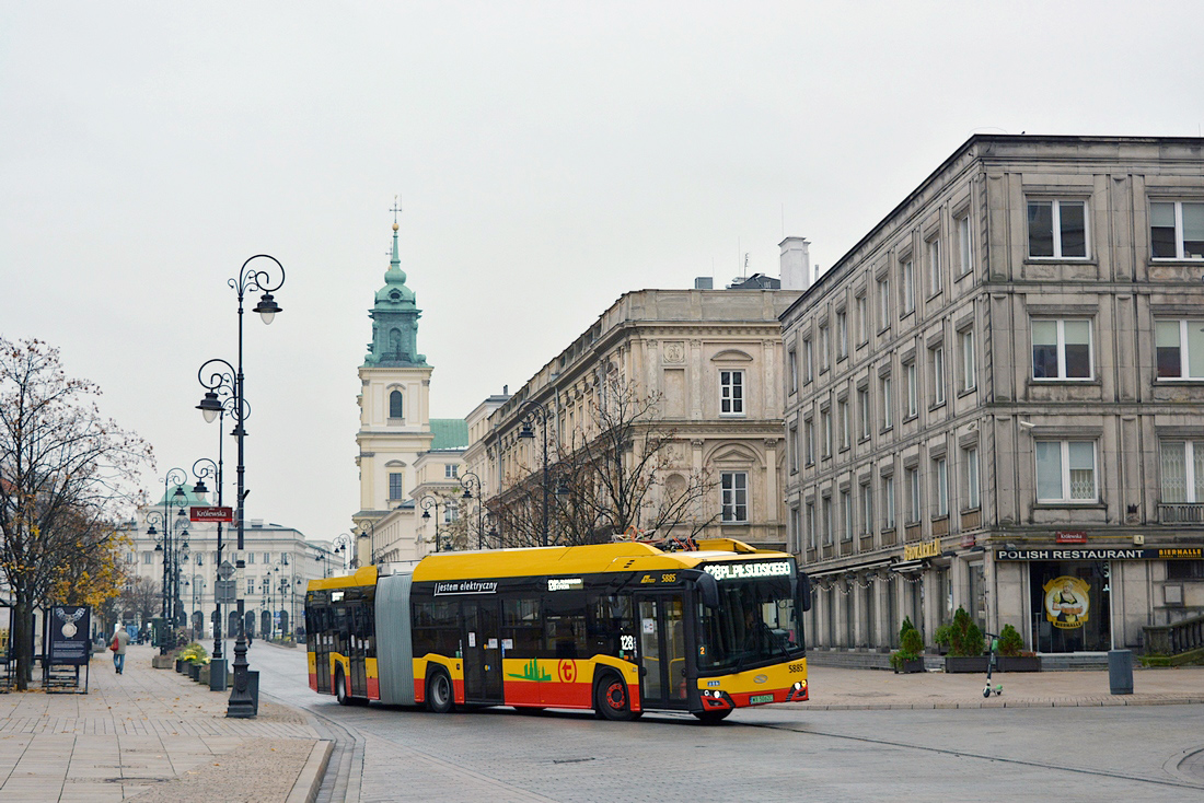 Warsaw, Solaris Urbino IV 18 electric № 5885