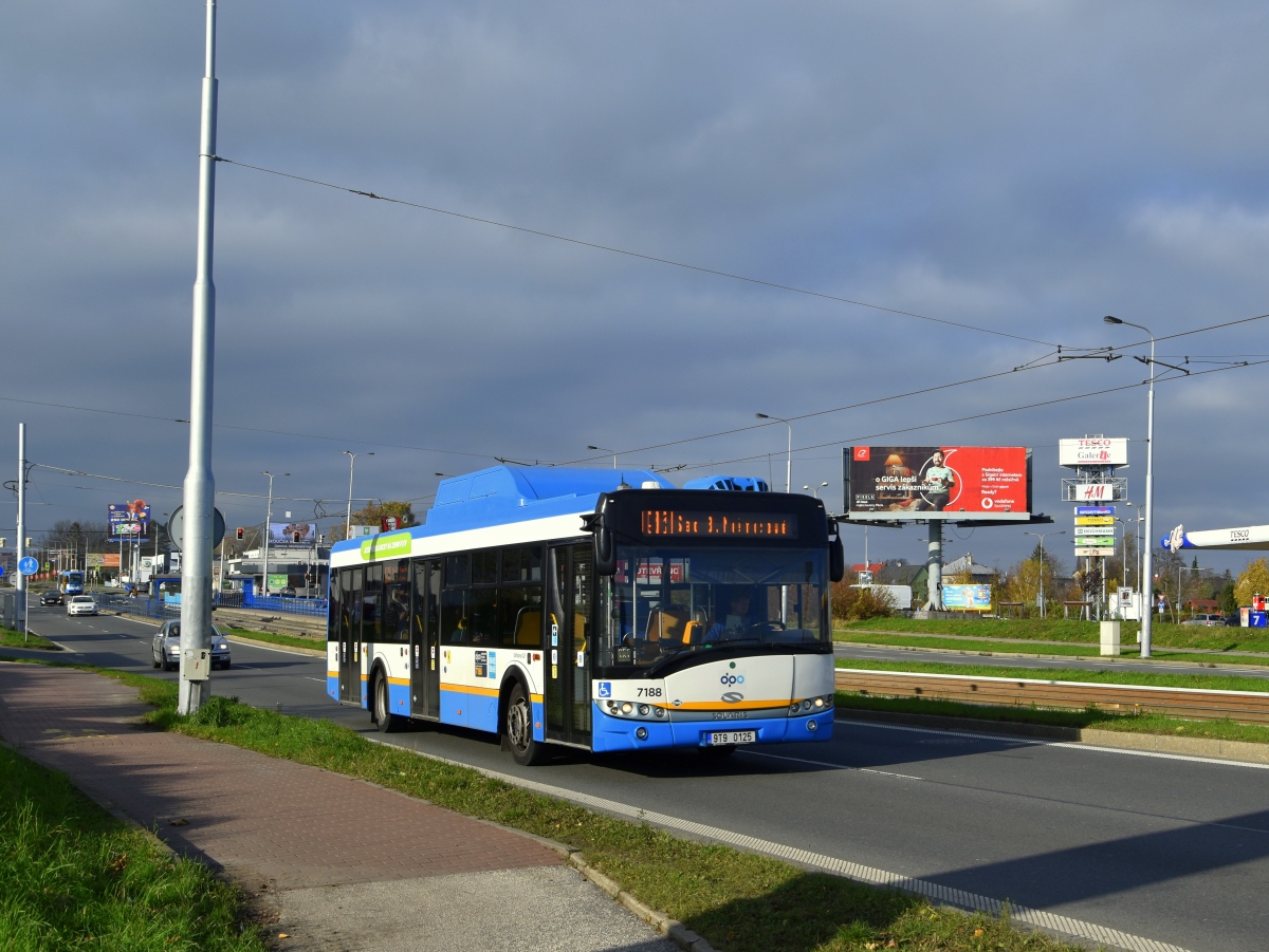 Ostrava, Solaris Urbino III 12 CNG # 7188
