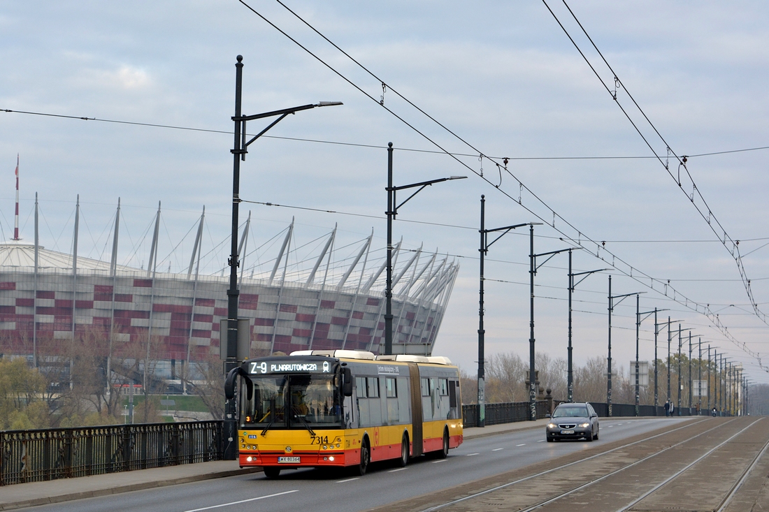 Warszawa, Solbus SM18 LNG # 7314