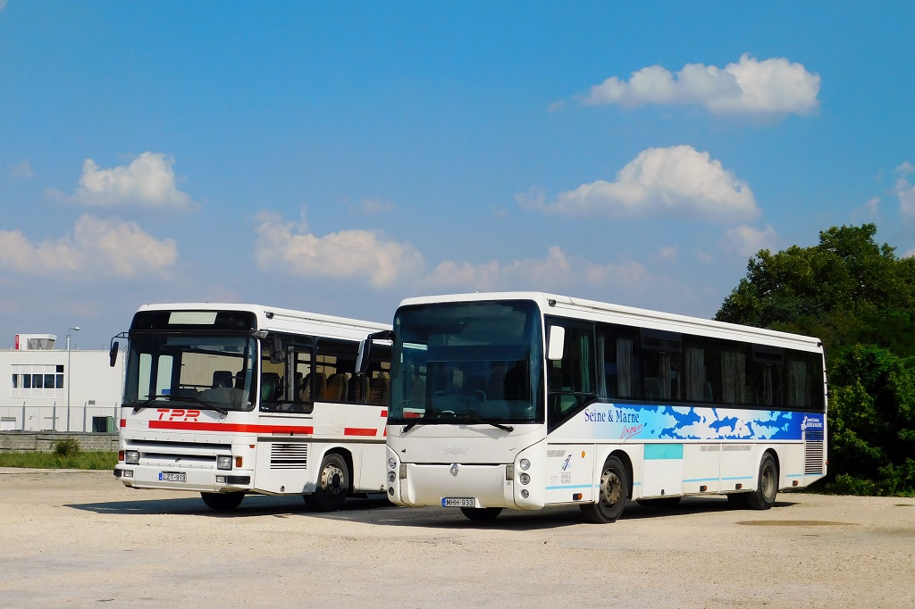 Ungarn, other, Renault Tracer # LZT-919; Ungarn, other, Irisbus Ares 12M # MHH-933