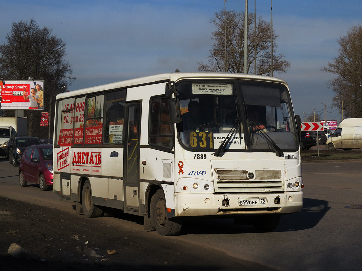 Гатчина, ПАЗ-320402-05 (32042E, 2R) № 7889