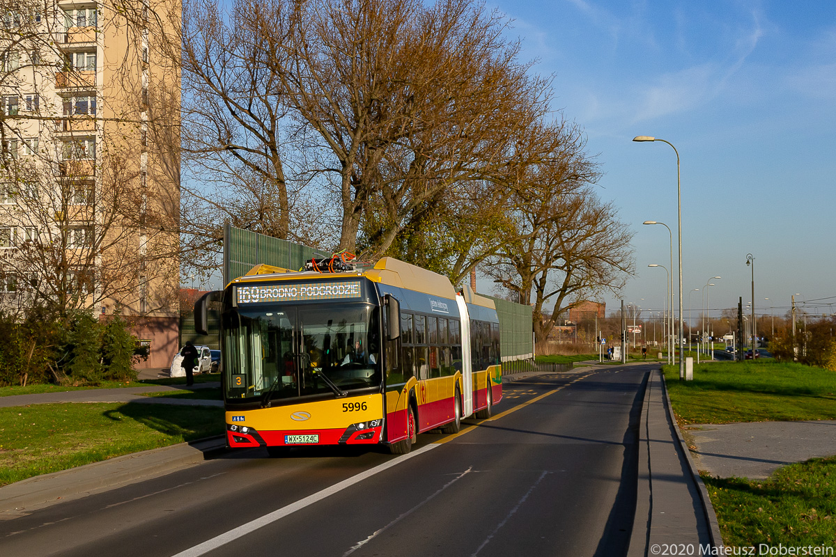 Warsaw, Solaris Urbino IV 18 electric № 5996