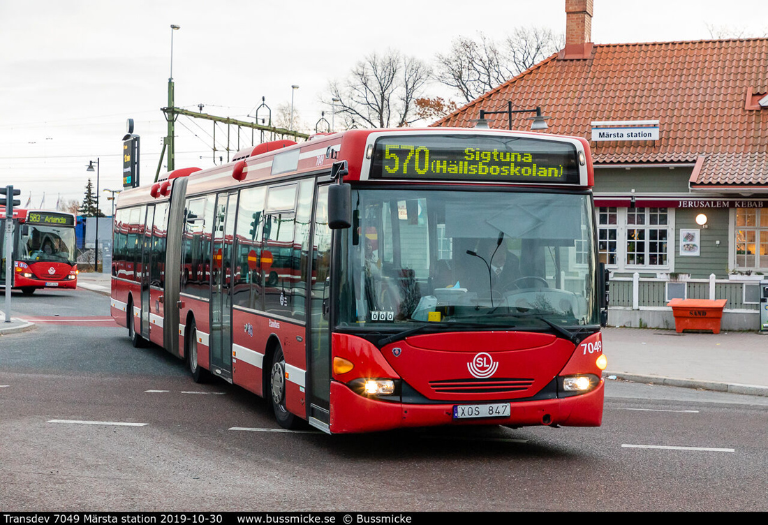 Stockholm, Scania OmniLink CL94UA 6x2/2LB No. 7049