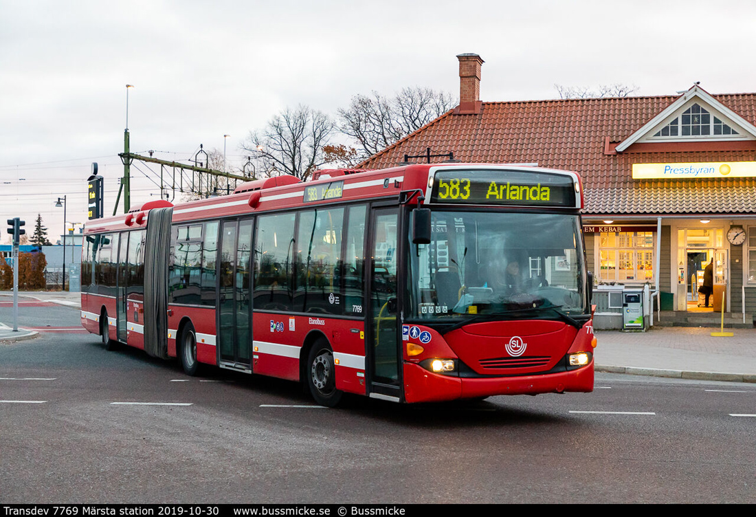 Stockholm, Scania OmniLink CL94UA 6x2/2LB # 7769