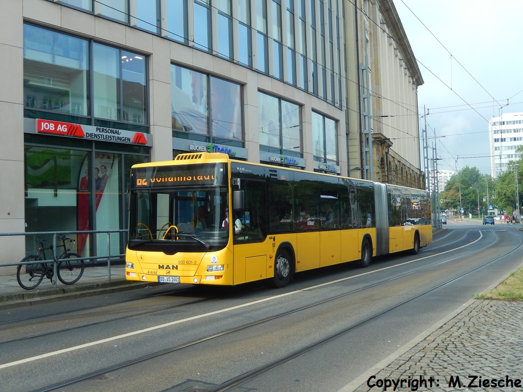 Дрезден, MAN A40 Lion's City GL NG363 № 930 601-2