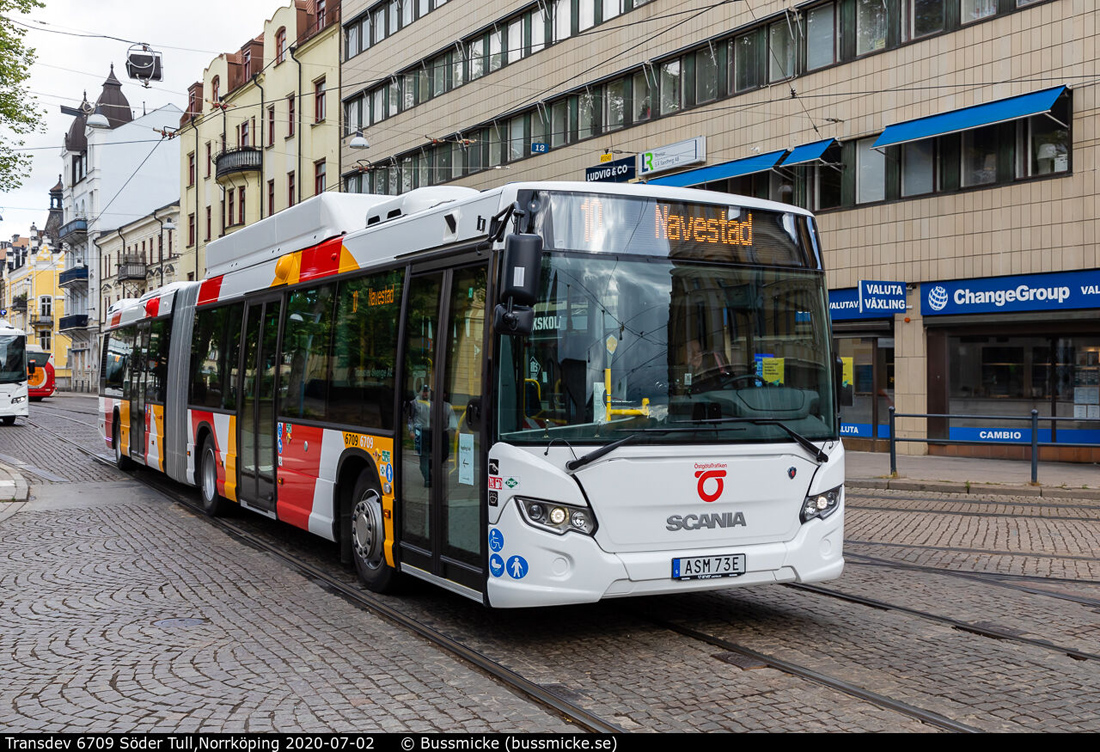Norrköping, Scania Citywide LFA CNG №: 6709