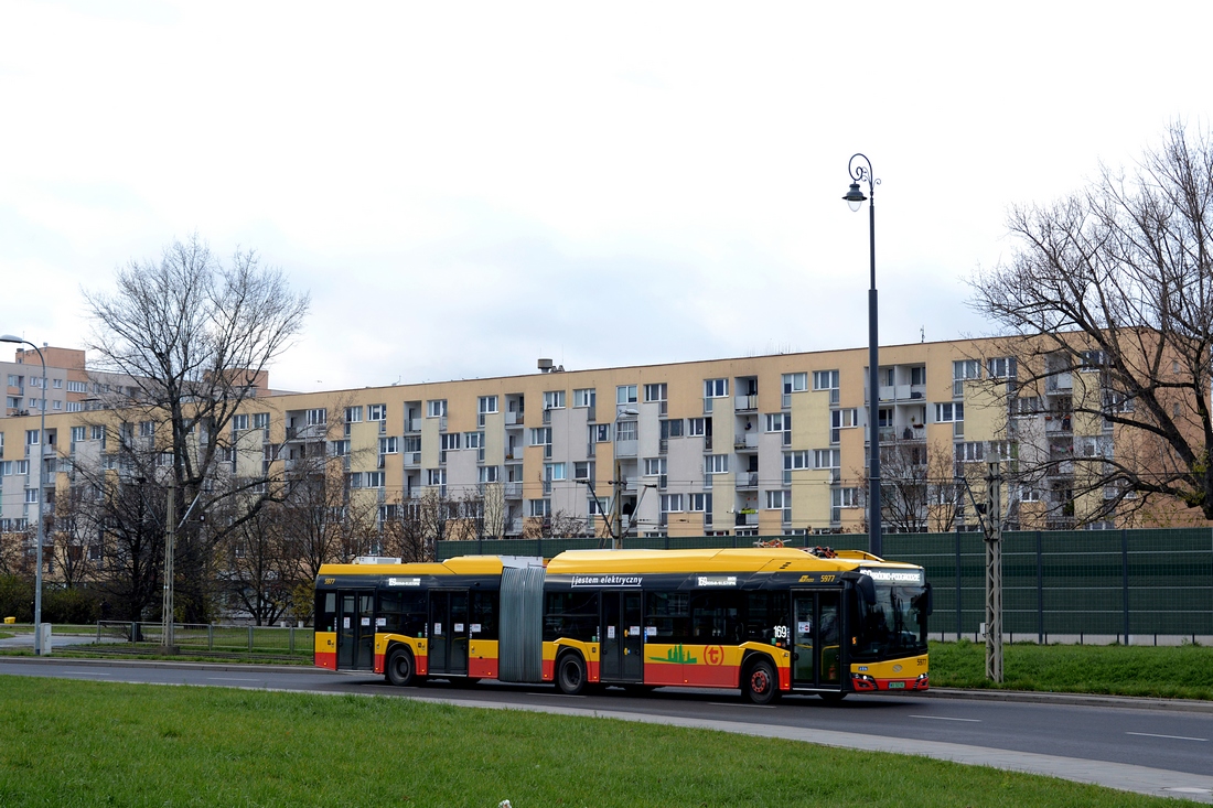 Warsaw, Solaris Urbino IV 18 electric № 5977