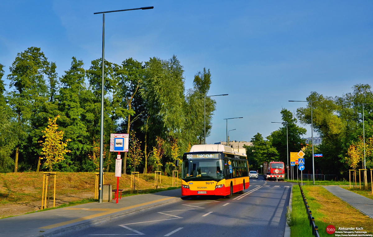 Warsaw, Scania Citywide LF CNG # 9671