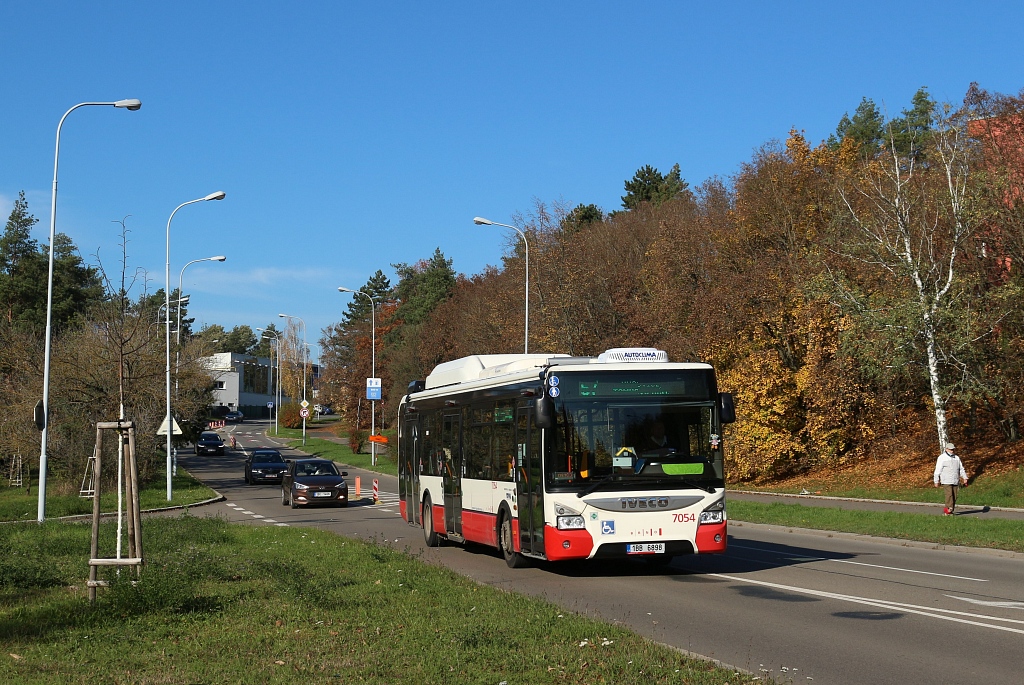 Brno, IVECO Urbanway 12M CNG # 7054