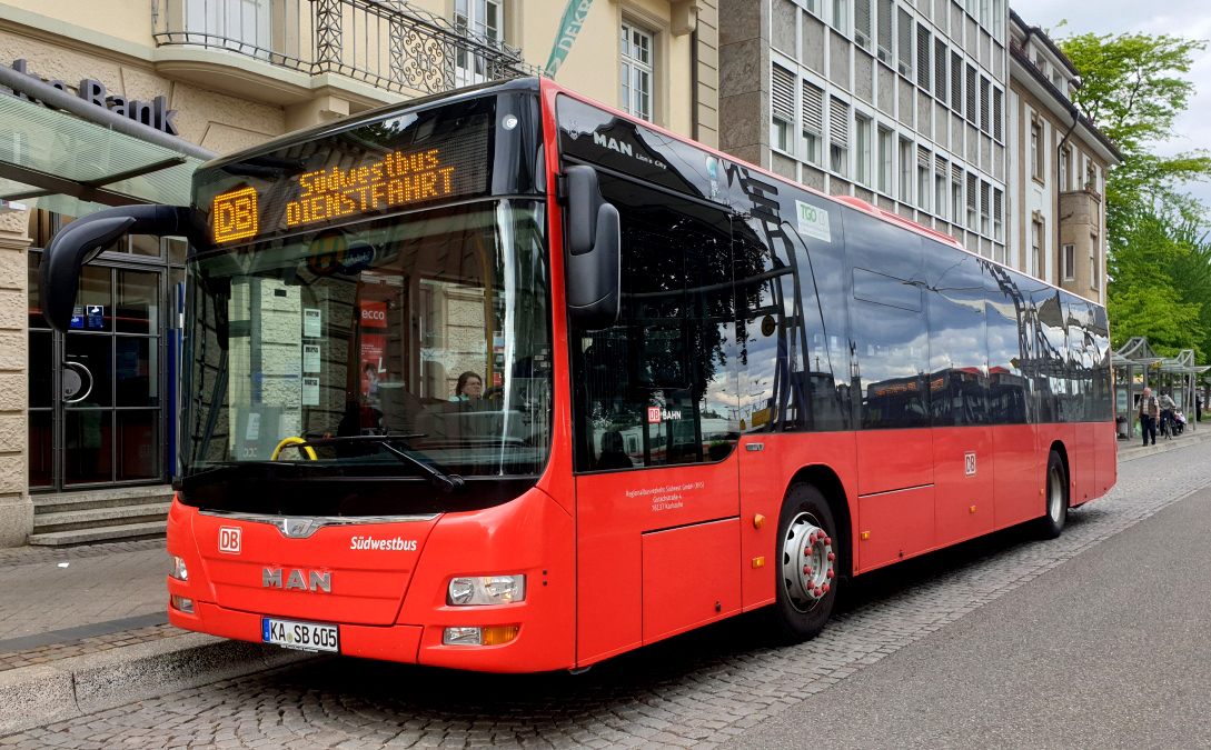 Karlsruhe, MAN A20 Lion's City Ü NÜ323 # KA-SB 605