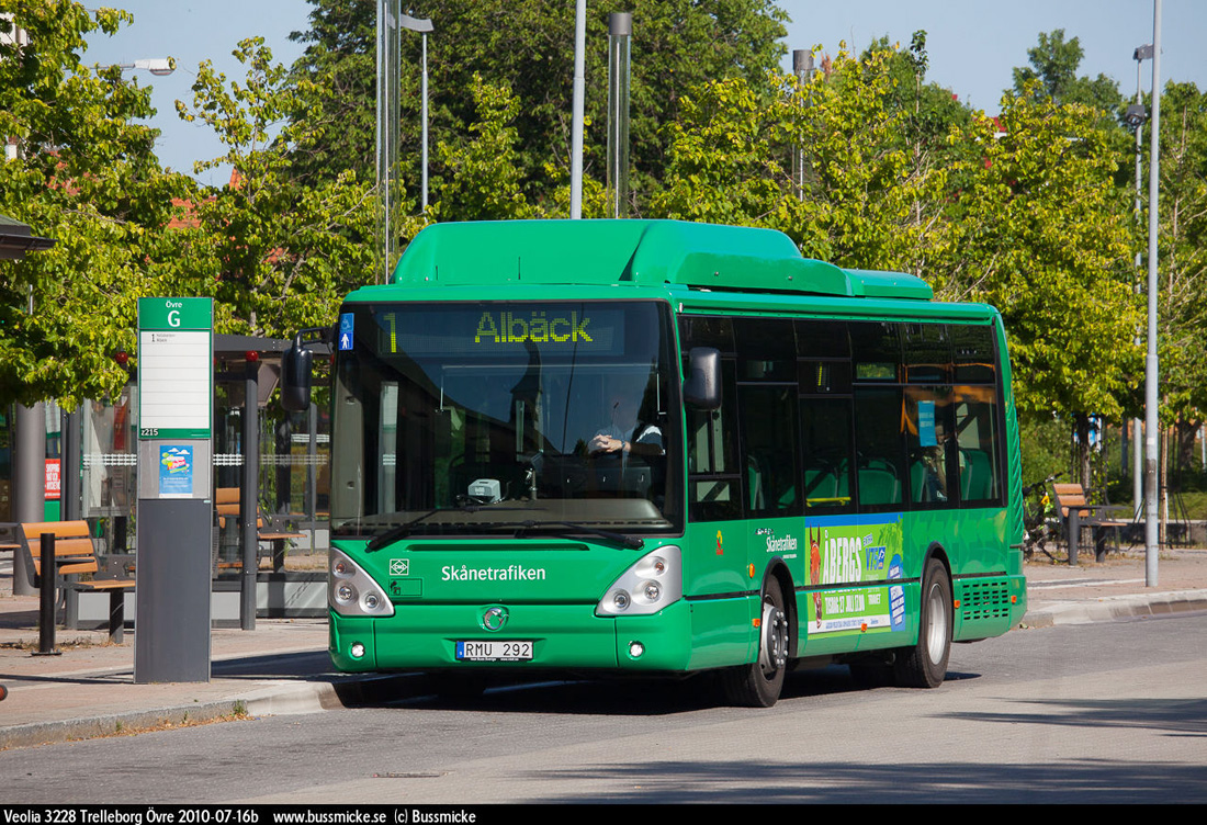 Malmö, Irisbus Citelis 10.5M CNG # 3228