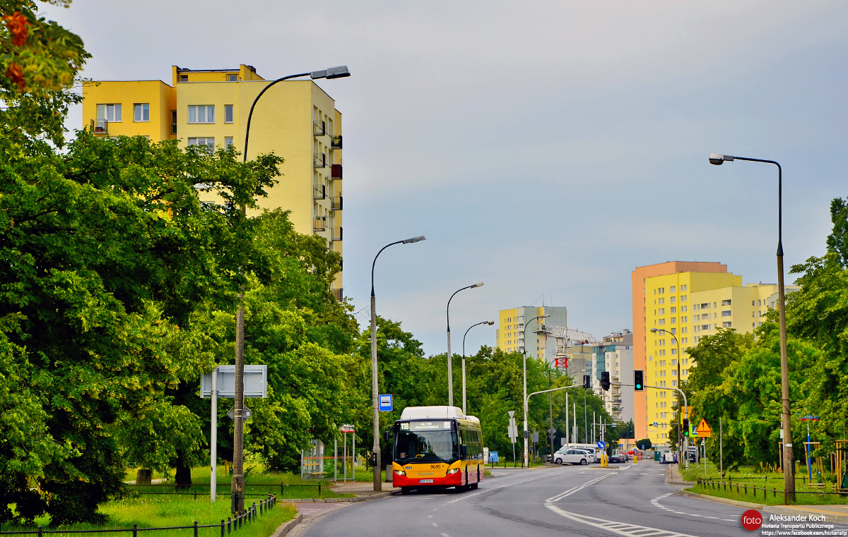 Varsovie, Scania Citywide LF CNG # 9695