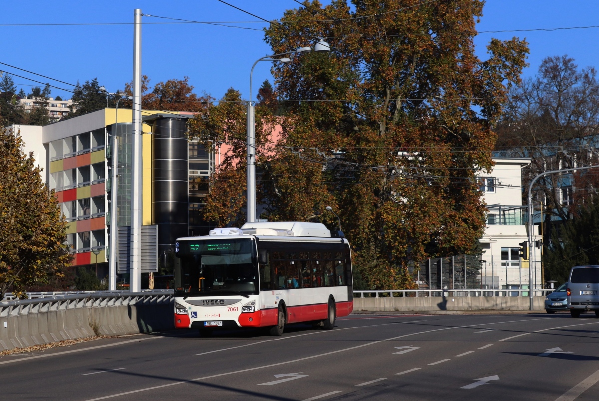 Brno, IVECO Urbanway 12M CNG nr. 7061