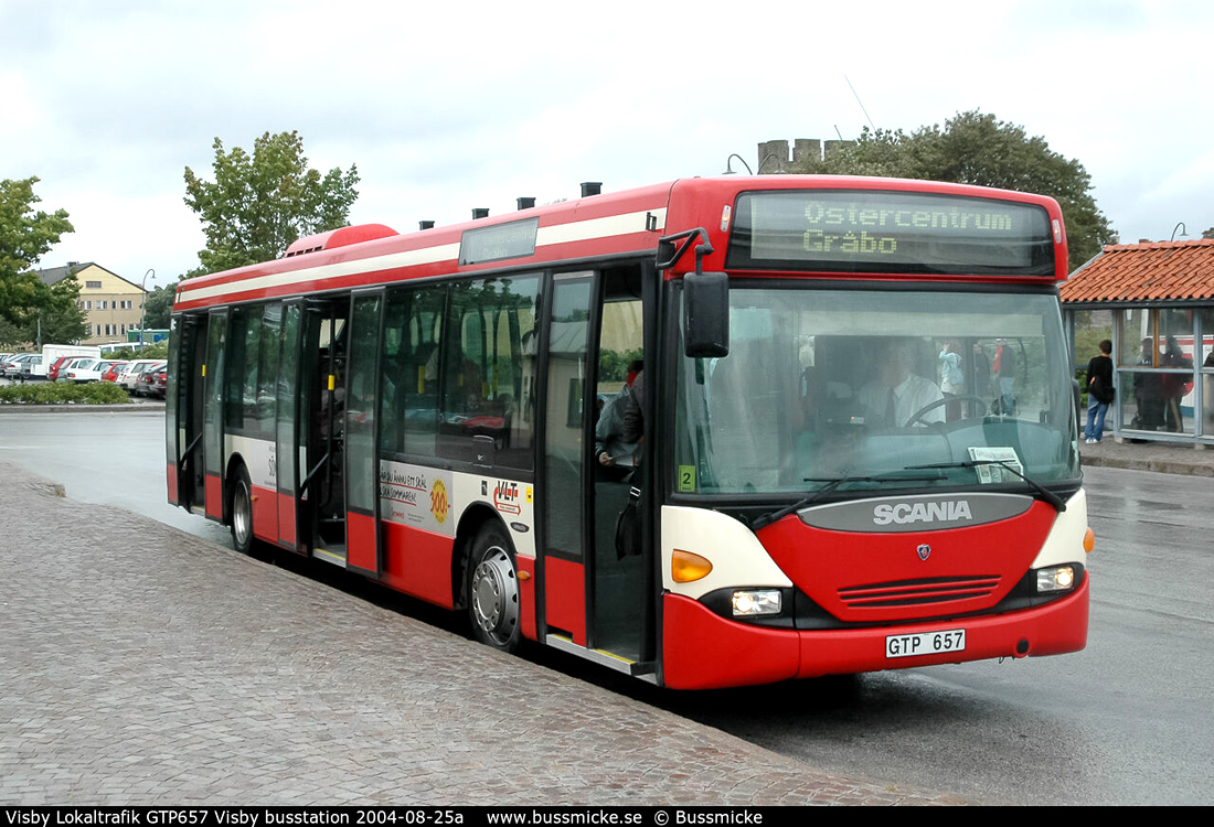 Visby, Scania OmniCity CN94UB 4X2EB # GTP 657