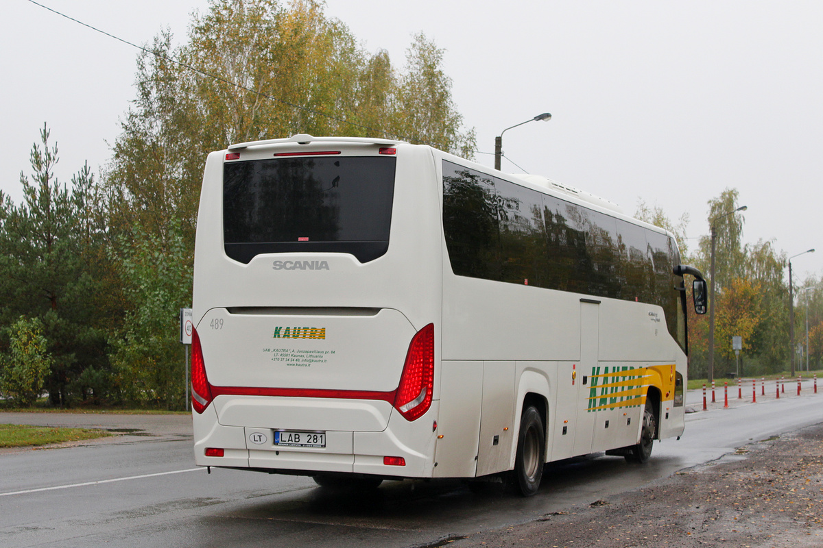 Kaunas, Scania Touring HD (Higer A80T) №: 489