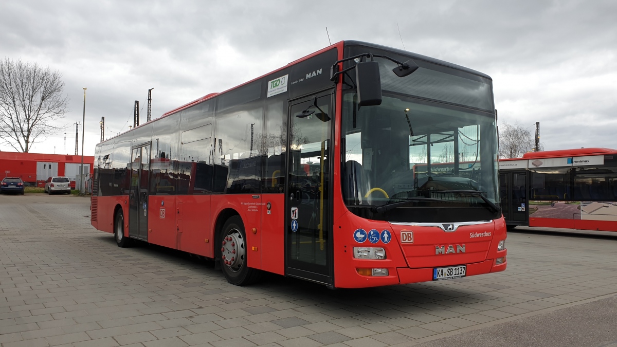 Karlsruhe, MAN A20 Lion's City Ü NÜ323 # KA-SB 1137