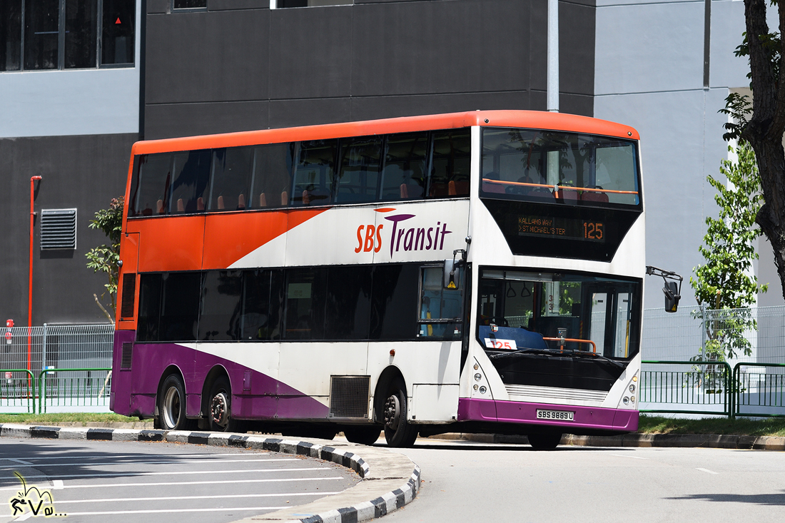 Singapore, Leyland Olympian # SBS 9889 U