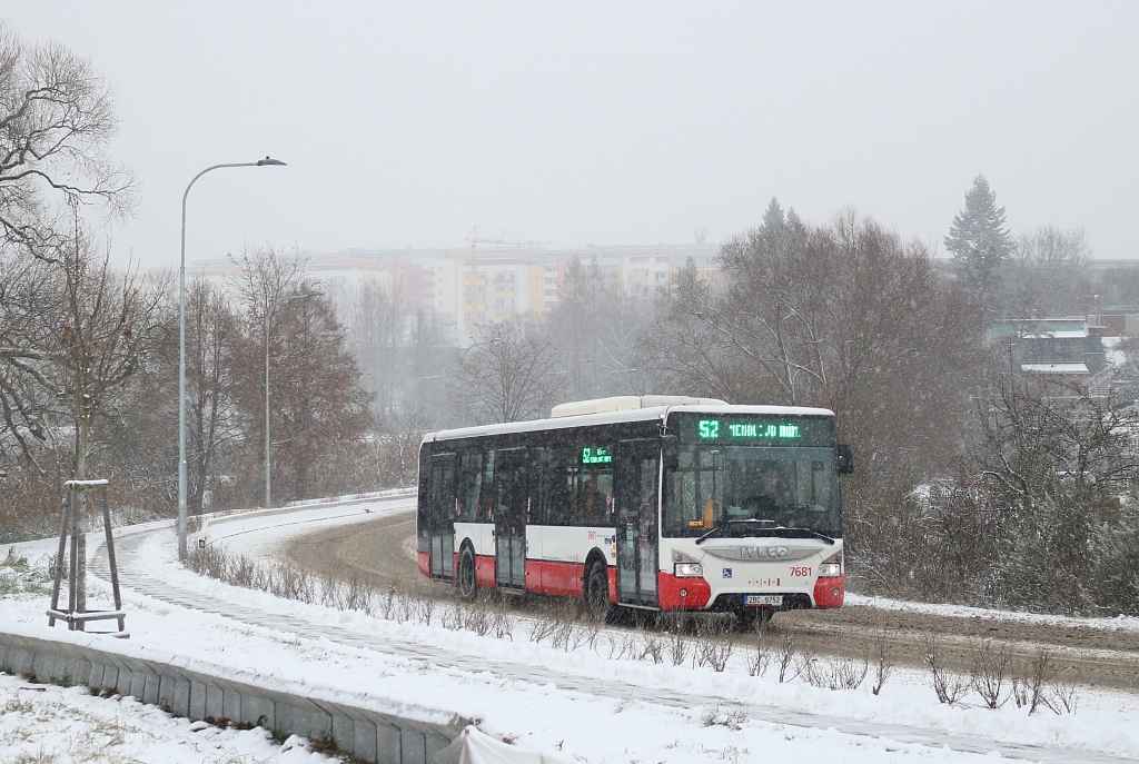 Brno, IVECO Urbanway 12M č. 7681