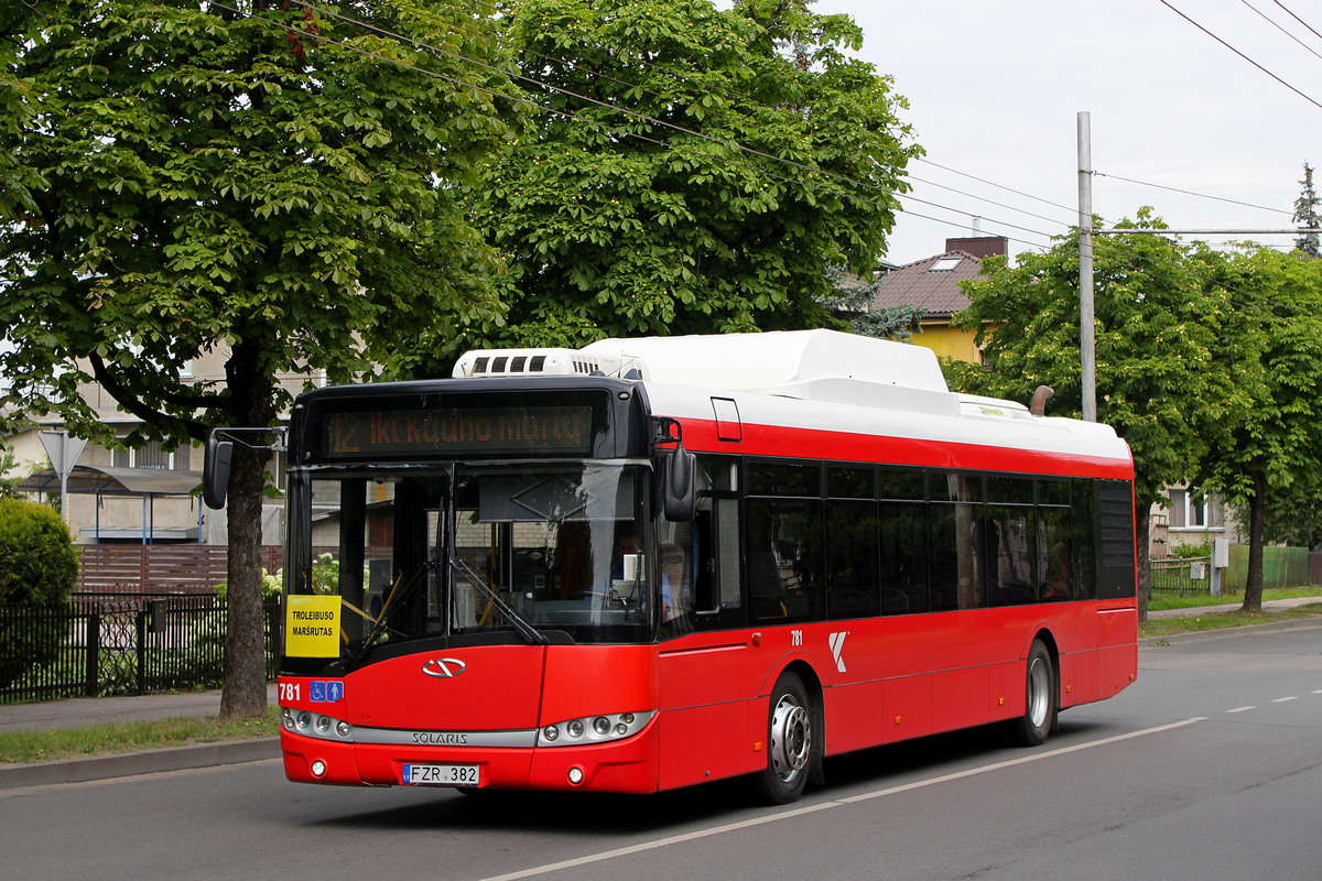 Kaunas, Solaris Urbino III 12 CNG № 781