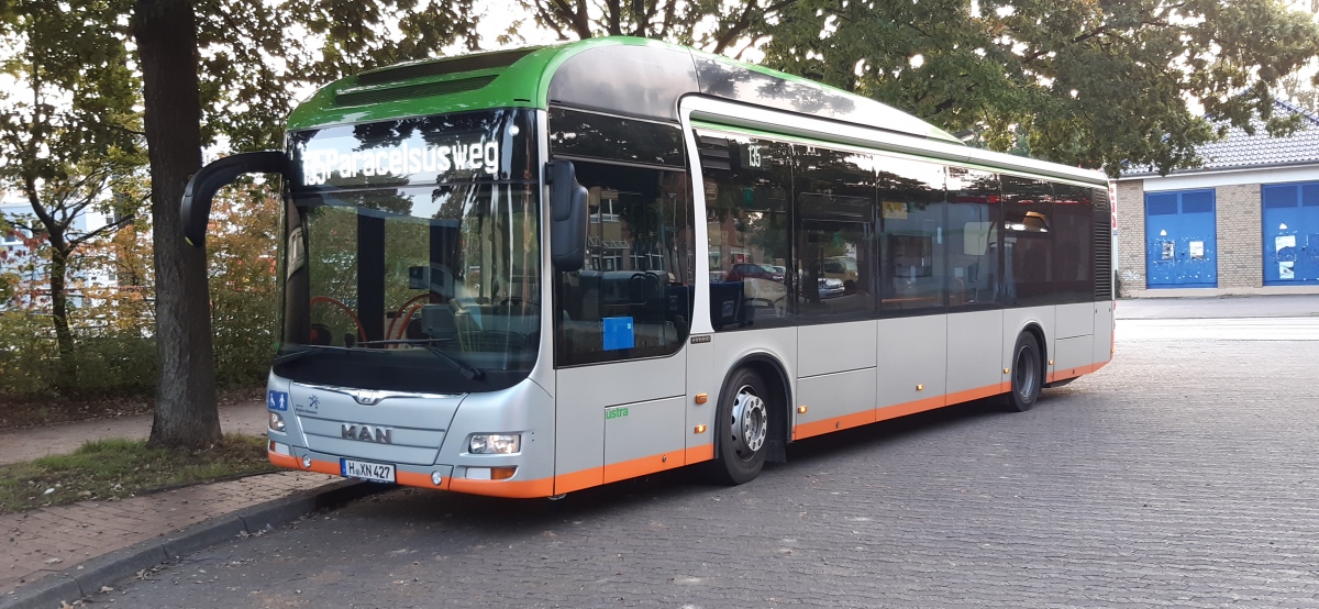 Hannover, MAN A37 Lion's City NL253 Hybrid # 7427