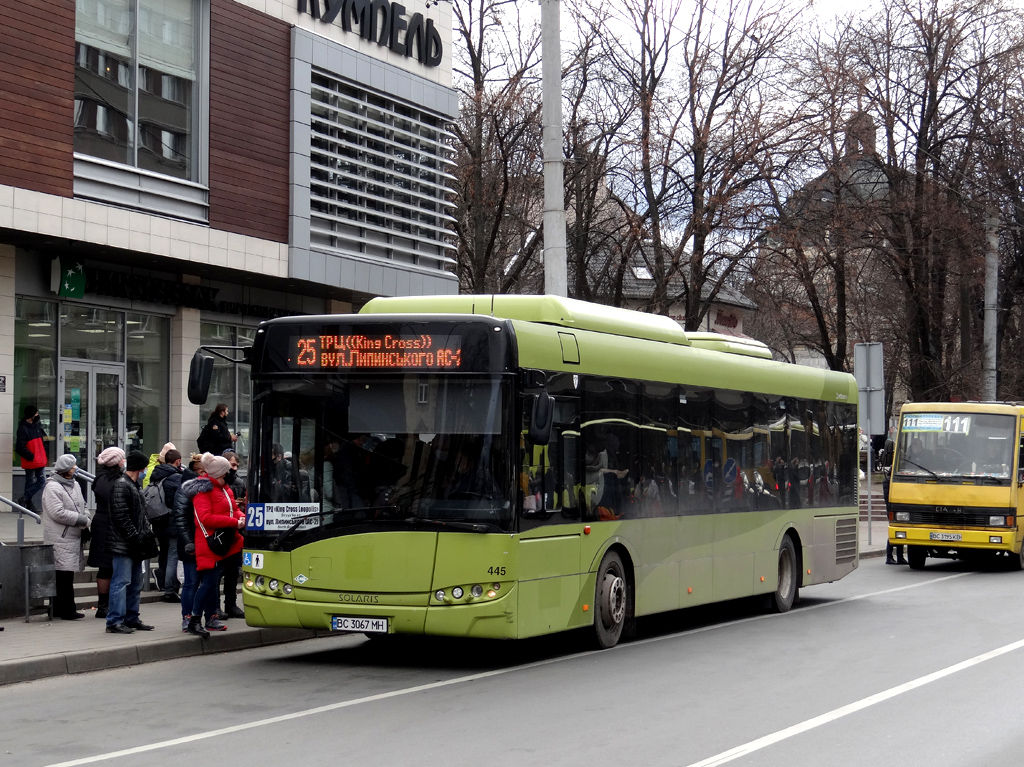 Lviv, Solaris Urbino III 12 LE CNG # ВС 3067 МН; Lviv, BAZ-А079.04 "Эталон" # ВС 3195 КВ