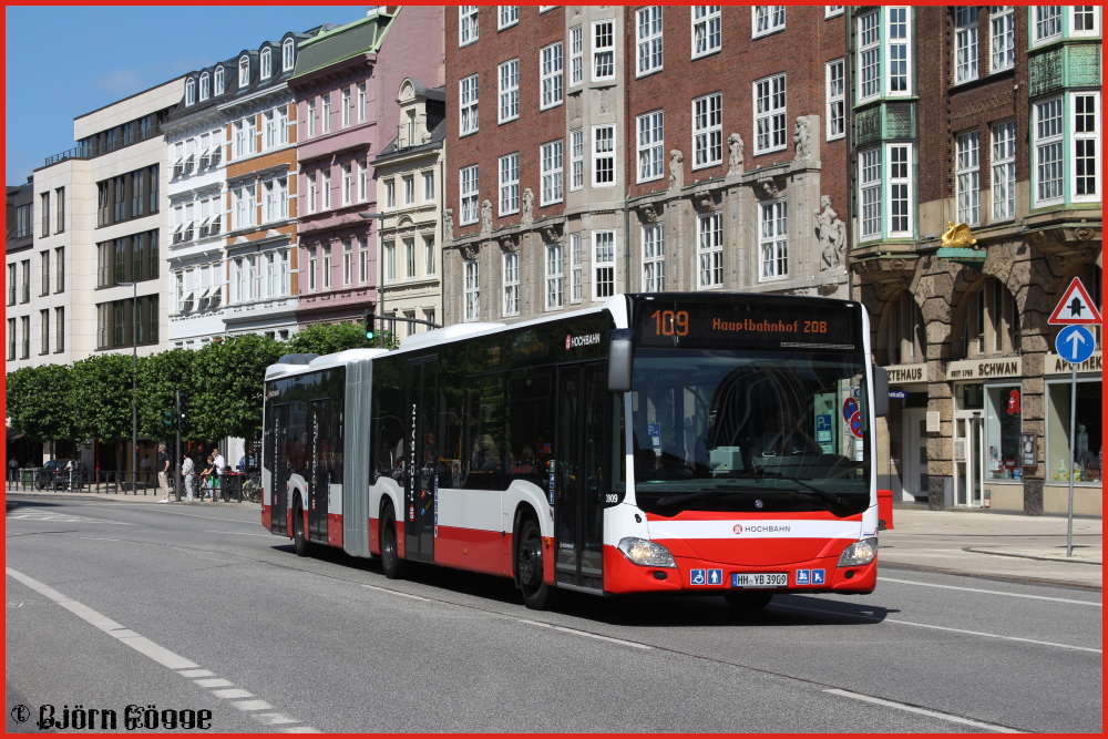 Гамбург, Mercedes-Benz Citaro C2 G № 3909