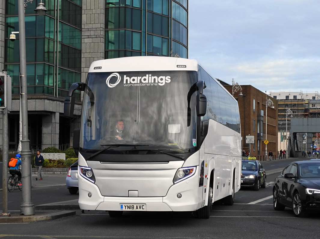 Worcester, Scania Touring HD (Higer A80T) # YN18 AVC