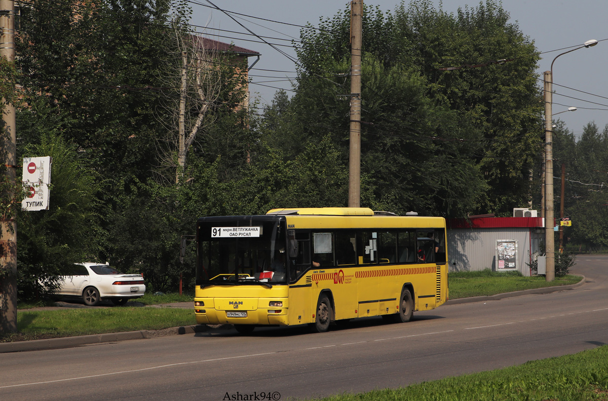 Krasnojarsk, MAN A74 Lion's Classic SL283 č. Х 949 МС 124