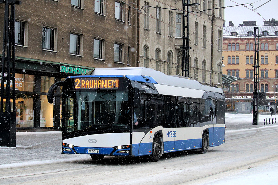 Tampere, Solaris Urbino IV 12 electric №: 16