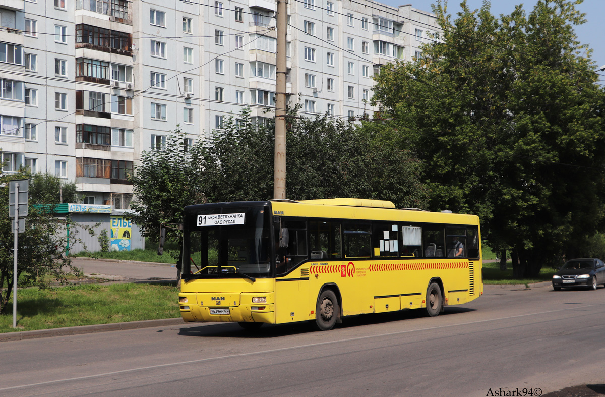 Krasnoyarsk, MAN A74 Lion's Classic SL283 nr. У 639 МР 124
