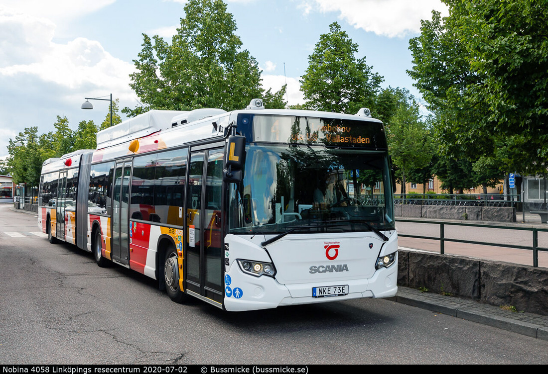 Linköping, Scania Citywide LFA CNG № 4058