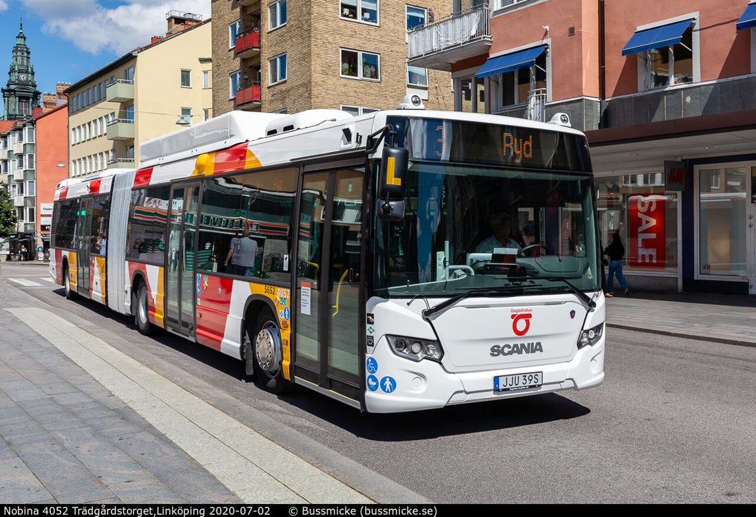 Linköping, Scania Citywide LFA CNG # 4052