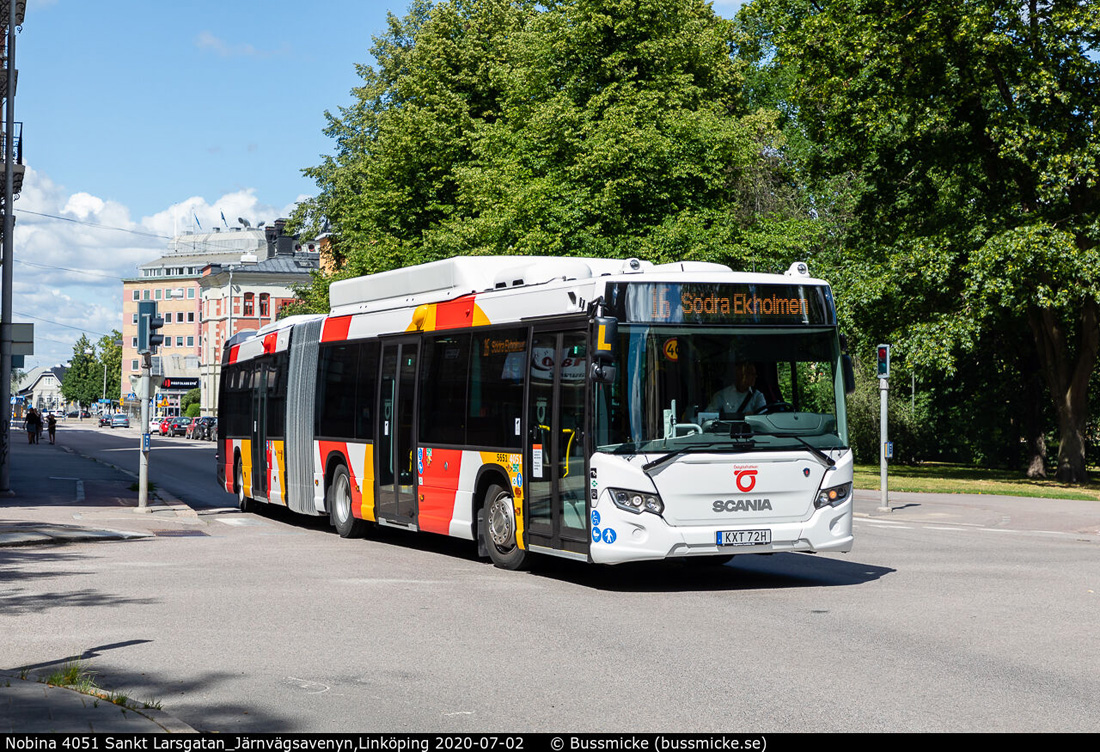 Linköping, Scania Citywide LFA CNG # 4051