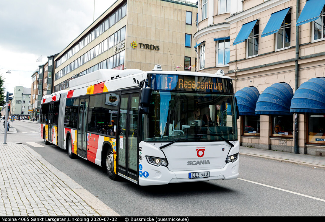 Linköping, Scania Citywide LFA CNG # 4065