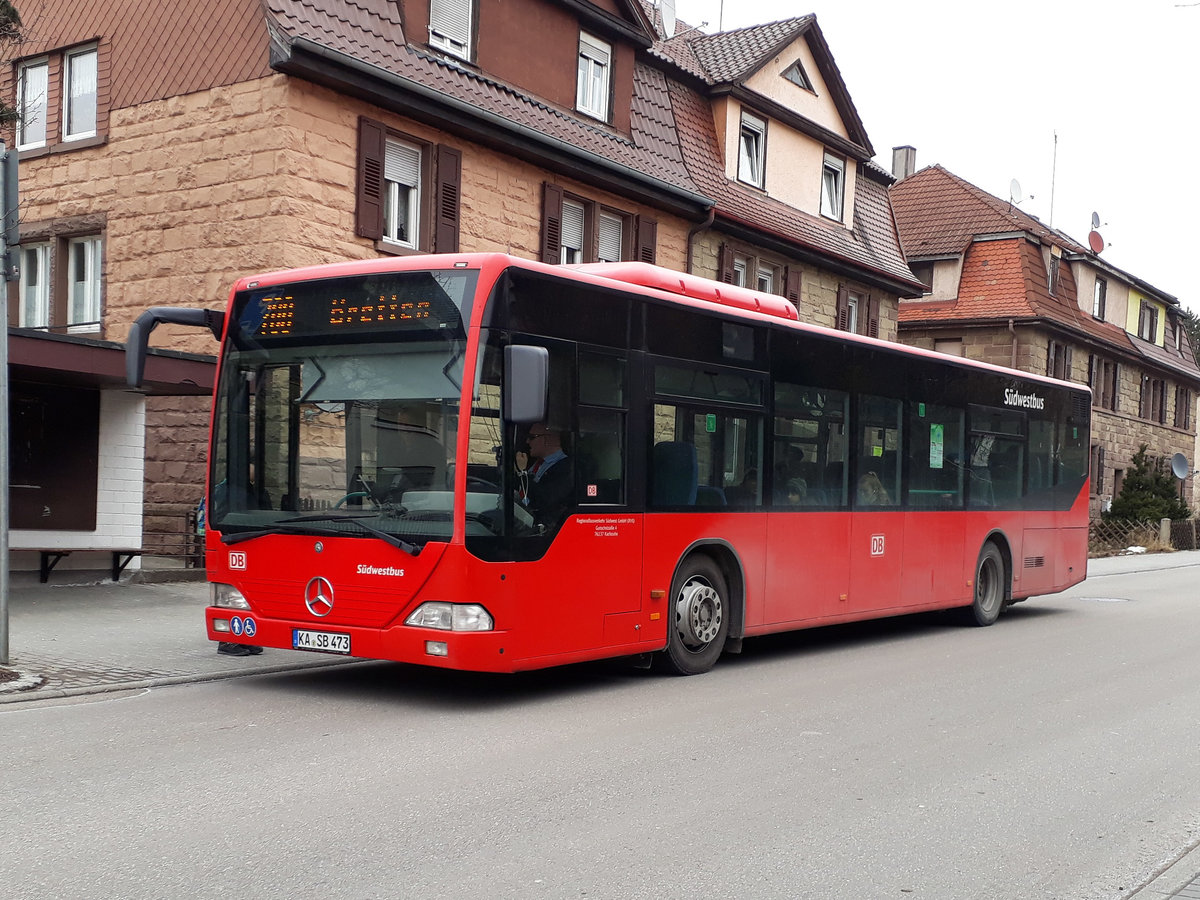 Karlsruhe, Mercedes-Benz O530 Citaro # KA-SB 473